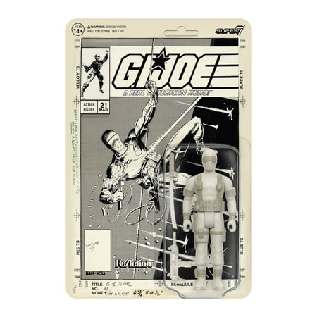 Snake Eyes GI Joe Comic Variant Super7 Reaction Figure