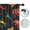 thumbnail image 4 of Blackout Kids Curtains,Vivid Dinosaurs Pattern Childrens Insulated Curtains Set Of 2,Bedroom Essentials,Toddler Room Decor 42"x84", 4 of 5