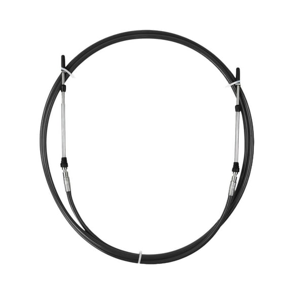 Cable de acelerador universal negro para palanca de control de motor de barco marino 15 pies