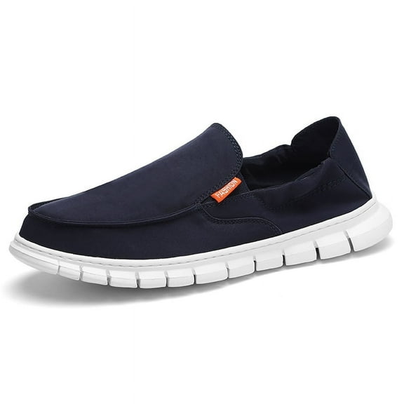 Men's Casual Low Top Canvas Shoes Male Loafers Sneakers Slip On Breathable Flats Boat Shoes Driving Shoes Moccasins Casual Walking Shoes