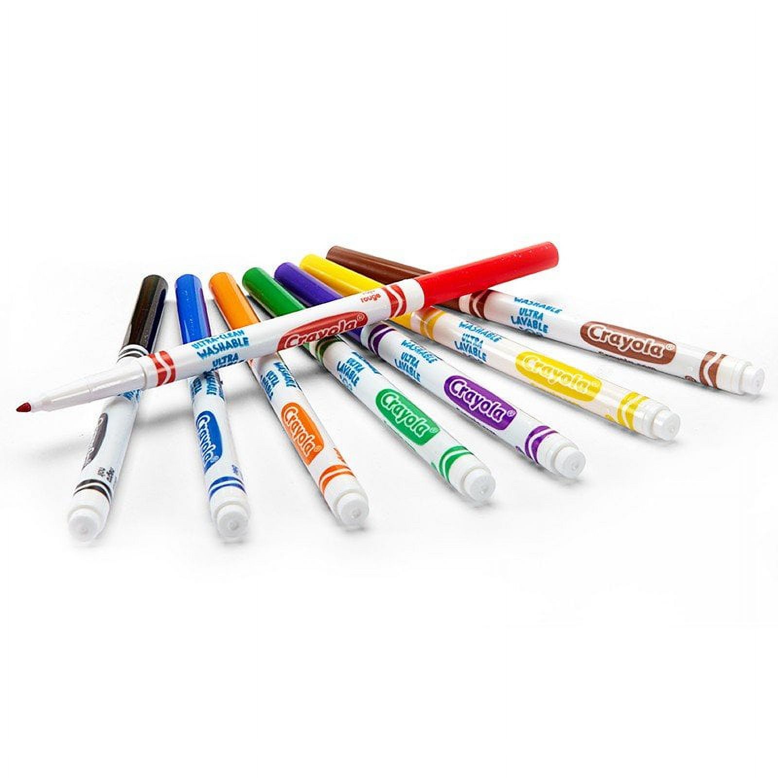 Crayola Washable Markers, Fine Point, Classic Colors, 8 Count - image 3 of 5