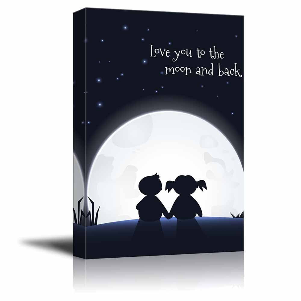 I Love You To The Moon And Back Stretched Canvas Painting Wall Art Decoration Home Decor Enoxmedia Home Decor Posters Prints I Love You To The Moon And Back Stretched Canvas Painting Wall Art Decoration Home Decor Enoxmedia Home Decor Posters Prints