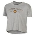 thumbnail image 2 of Women's Alternative Apparel  Gray Western Michigan Broncos Retro Jersey Headliner Cropped T-Shirt, 2 of 3