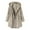 Khaki, variant on KIHOUT Spring Winter Warm Coat Women Plus Size Casual Button Pockets High Low Long Sleeve Hooded Coat Tops,Size S-5XL