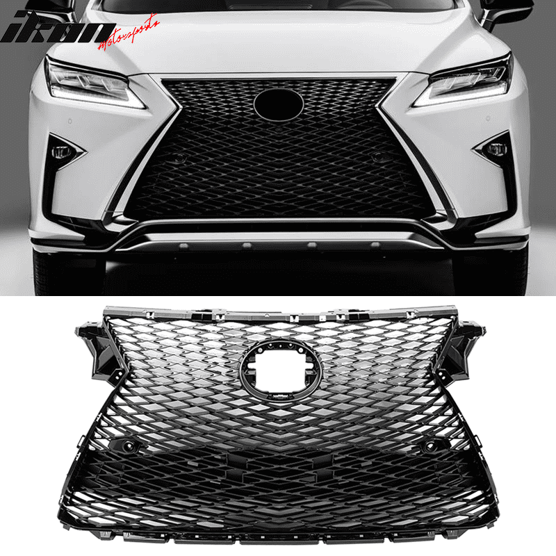 Fits 1618 Lexus RX350 RX450 F Sport Style Insert Mesh Front Grille
