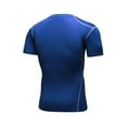 thumbnail image 7 of Haitryli Mens Swimming Rash Guard Shirts UPF 50+ Sun Protection T Shirt Quick Dry Swim Top Beachwear Blue 3XL, 7 of 7
