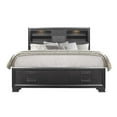thumbnail image 2 of Global Furniture USA Jordyn Contemporary Wood Gray Queen Storage Bed, 2 of 6
