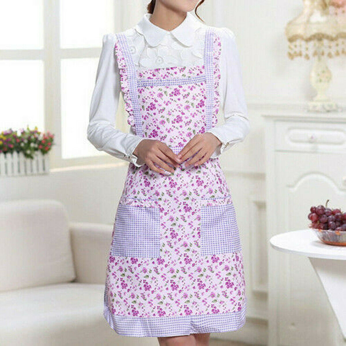 Flamingos Cute Kitchen Apron For Women Funny Apron Dress Men Cooking Apron Pinafore