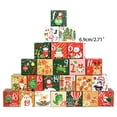 thumbnail image 4 of JZROCKER Christmas Advent Calendar Boxes 24Pcs Xmas Tree Santa Gift Sealing, 4 of 6