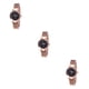 thumbnail image 4 of Reloj de pulsera Sidaley Star Sky para mujer de cuarzo analógico oro rosa, 4 of 6