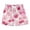Cherry and Pink Bow Pattern, variant on Kids' Beach Pants Comfortable Swim Trunks Strawberry and Flowers Shorts for Pool Vacation and Lounge Wear 2T