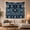 Starburst Diamond, variant on Geometric Diamond Pattern on Symmetrical Banded Background, Calming Boho for Native Art Lovers, Southwestern Wall Decor, Housewarming Gift Tapestry Wall Hanging for Bedroom and Living Room