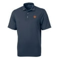 thumbnail image 2 of Men's Cutter & Buck  Navy Syracuse Orange Vault DryTec Virtue Eco Pique Recycled Polo, 2 of 3
