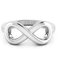 thumbnail image 1 of Sterling Silver Infinity Ring, 1 of 3