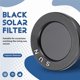 thumbnail image 4 of 1.25 Inches Black Solar Filter Astronomical Telescope Accessories Optical Glass Lens Optical Filter, 4 of 5