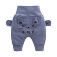 thumbnail image 1 of Pantalones de bebé de primavera y otoño, pantalones grandes de PP para niños y niñas, pantalones de protección abdominal de cintura alta para bebés, pantalones casuales para niños, 1 of 6