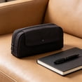 thumbnail image 6 of Solivara Brown Canvas Stationery Bag Large Capacity Japanese Style Multiple Compartments (C,8.66 × 4.72 × 3.54in), 6 of 7
