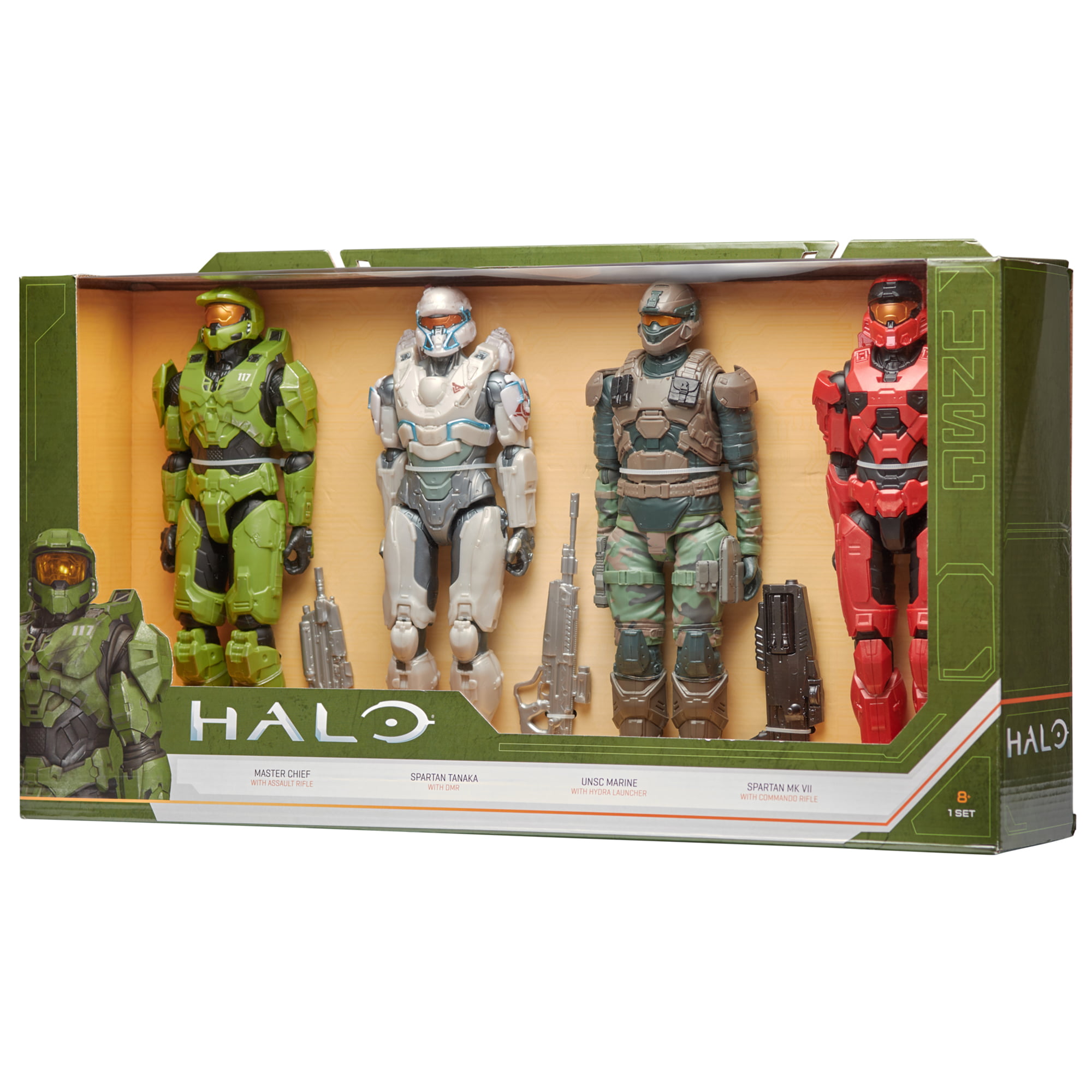 Halo Infinite UNSC Marine with Commando Rifle 4 inch Action Figure for sale online 