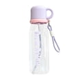 thumbnail image 2 of Byujiro 27 Oz Large Capacity Straw Sports Water Bottle, Transparent Portable Drink Vessel with Scale Mark & Carry Strap, Lightweight Leakproof Daily Hydration Cup, Ideal for School, Office, 2 of 7