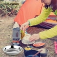 thumbnail image 2 of AVADOR Set of 4 Stainless Steel Camping Plate Set Great for Outdoors | Travel | Cabin | Environment Friendly | Camping, 2 of 3