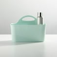 thumbnail image 2 of mDesign Plastic Shower Caddy Storage Organizer Basket with Handle - Mint Green, 2 of 8