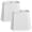 White, variant on TOOTOO STAR Square Lamp Shade, (10 x 10)" x (13 x 13)" x 10.5" Spider Replacement Harp Shade