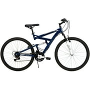 Huffy 26 Inch Mens DS-3 Dual Suspension 7-Speed Mountain Bike - Blue