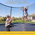 thumbnail image 6 of Mersco 14FT Kids Trampoline, ASTM Certified Heavy Duty Outdoor Trampoline with Safety Enclosure Net for Backyard Family Fun, Pumpkin Trampoline SPACE, 6 of 11