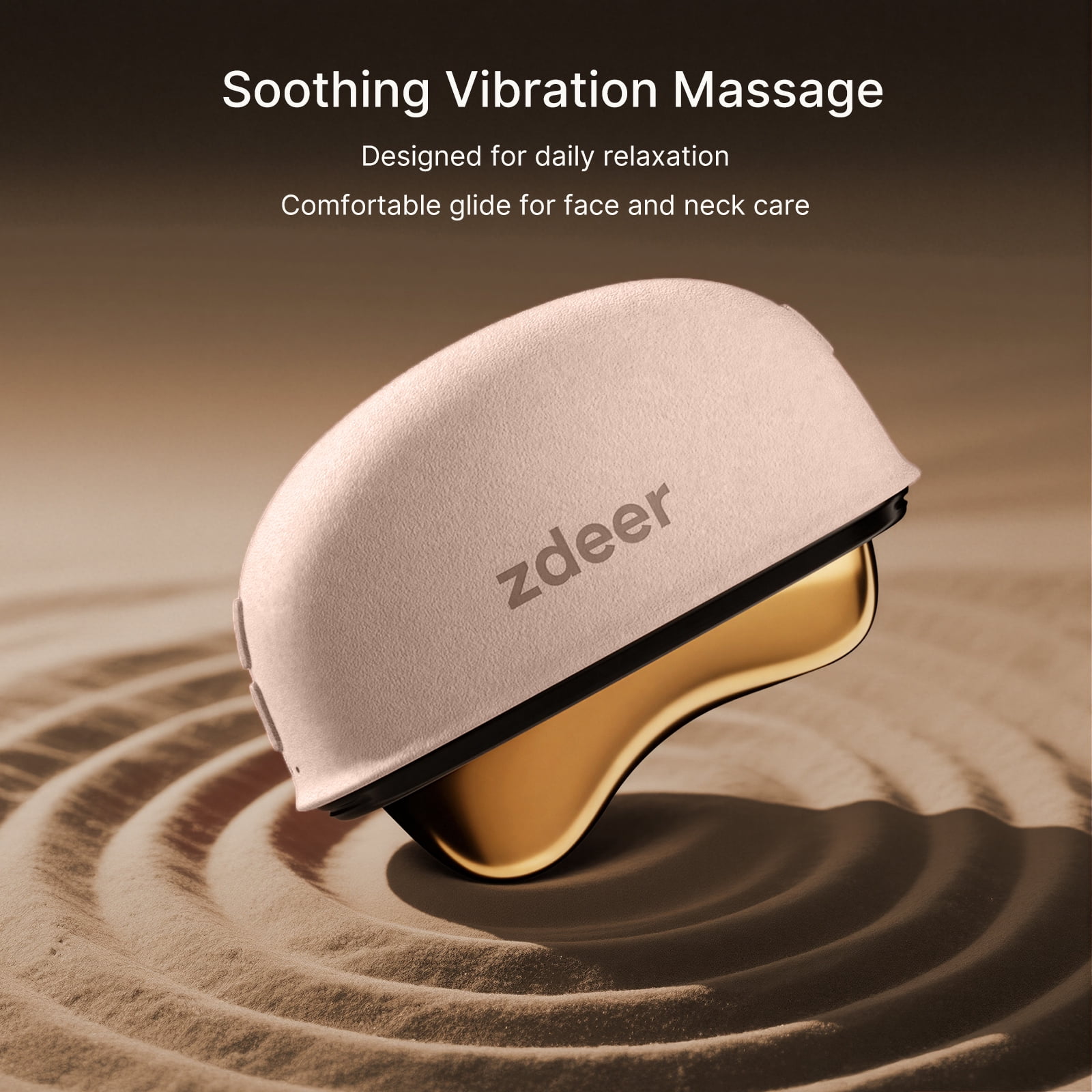 Zdeer LED Red Light Therapy Facia& Neck Massager – Heated Gua Sha Facial Sculpting Device with Vibration for Firming & Lifting, Perfect Christmas & Valentine’s Day Gift for Her