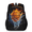 Bronze, variant on Basketball and Hoop Backpack, Lightweight Casual Daypack with Chest Strap & Water Bottle Pockets, Fire and Water Basketball Sports Travel Bag for Work