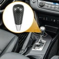 thumbnail image 3 of Perilla de cambio de marcha única para automóvil, perilla de cambio interior para Scion XD 2008-2014, cuero sintético, plástico gris, 3 of 7