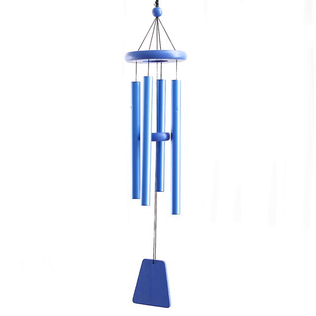 Campanas de viento Tonos melódicos relajantes al aire libre Tubos de aluminio Colgantes de bricolaje Campana de viento conmemorativa para patio, porche, jardín, patio trasero, deco