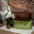 thumbnail image 6 of Parkland Collection Iphis 12x24" Quilted Fabric Throw Pillow in Olive Green, 6 of 7