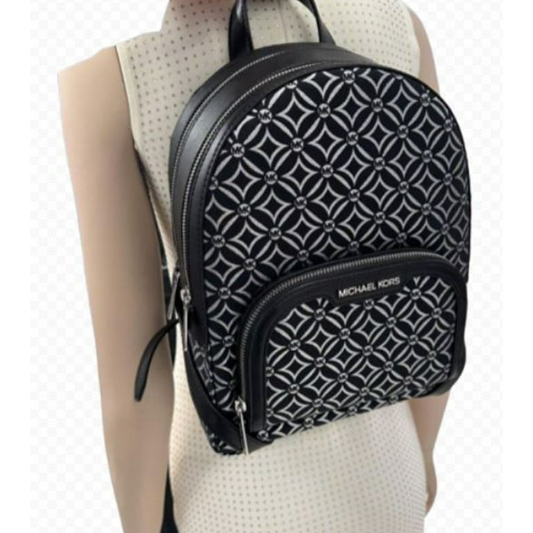 Michael Kors Womens Jaycee MD Zip Pocket Jacquard Backpack Michael Kors Womens Jaycee MD Zip Pocket Jacquard Backpack