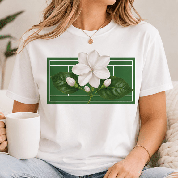 Alex Eala Sampaguita Bloom Tennis Fan Graphic T- Shirt 2077