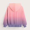 thumbnail image 4 of cocolona Hoodies for Girls, Children's Fall Winter Long Sleeve Oversized Hooded Sweatshirts Fashion Cute Star Print Tops with Pockets 4-14 Years, 4 of 7
