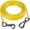 Yellow, variant on 40FT Reflective Tie Out Cable for Dogs Up to 250 Pounds, Steel Wire Lead Leash Cable with Stainless Dual Fix Buckle, Lightweight and Enduring, Dog Chains for Outside, Yard, Camping, Green