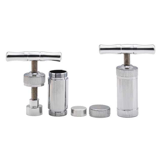 Meitianfacai Household Powder Grinder T Type Aluminum Alloy Extrusion Tool, Silver