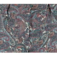 thumbnail image 3 of Women's Plus Size Stretch Paisley Pattern Chino Shorts 20W, 3 of 4