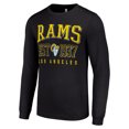 thumbnail image 2 of Men's Starter Black Los Angeles Rams Throwback Logo Long Sleeve T-Shirt, 2 of 3