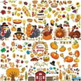 thumbnail image 3 of Adhesivos para ventanas JanHm Decoraciones de Acción de Gracias Otoño 12 hojas, 3 of 5