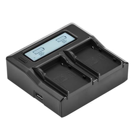 UPC: 0818242828906 | Dual Smart Charger with LCD Screen for Canon BP-900 Series Batteries