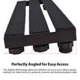thumbnail image 2 of Aluminum Alloy Guitar Effects Pedal Board with Angled Design, Cable Management System, Lightweight 510g/18oz, 19.2x5.3x2 Inch, Portable & Easy Assembly for Guitarists, Bassists, Keyboard Players -, 2 of 7