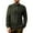 Army Green, variant on Fnooota Mens Pullover Sweaters, Slim Fit Half Zip Thermal Stretchy Fall Winter Clothing Brown Size S-3XL