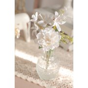 Artificial Flowers Combo Box Set Fake Flowers Bulk for DIY Wedding Bridal Bouquets Faux Roses Floral Arrangements with Stems for Party Table Centerpieces Spring Home Indoor Outdoor Decoration
