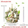 thumbnail image 3 of DefiDgd Easter Bunny Eggs Hanging Decorations,2D Flat Hanging Ornaments Spring Painted Cartoon Bunny Hanging Ornament for Home Office Party Supplies(H), 3 of 8