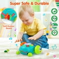 thumbnail image 6 of Baby Toys 12-18 Months, Light Up Baby Toys 6 to 12 Months Musical Turtle with Letters Numbers Phone Infant Baby Toys for 6 9 12 18 Months Educational Learning Toys for 1 2 3 Year Old Boy Girl Gifts, 6 of 7