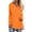 Orange, variant on Womens Tops Boho Fashion Casual Long Sleeve Fall Winter Crewneck Loose Fit Blouse Printed Pattern Casual Blouses