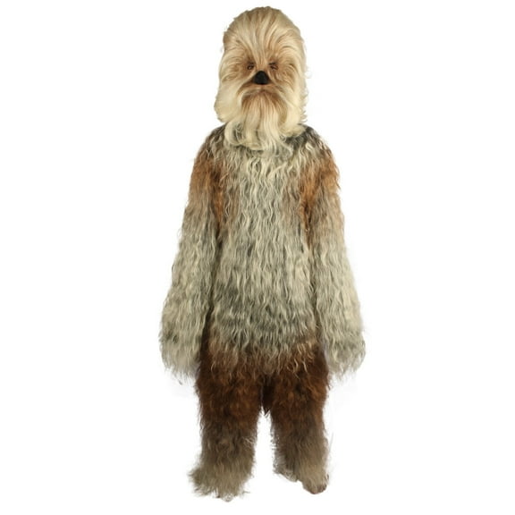 HPO Hairy Chewbacca Costume | Adult Unisex Warrior Bigfoot Cosplay | Blonde Halloween Cosplay Costume And Mask (Small/Medium)
