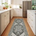 thumbnail image 1 of SHILIU-Runner Rug 2x6 Washable, Runners for Hallways Machine with Kitchen Rug Runners Non Slip Backing for Hallway Stair Runner Rug Indoor Entryway Laundry Room, Bitter Black, 1 of 4